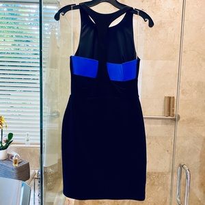 Bailey 44 Blue Banded RacerBack Tank Dress Sz S